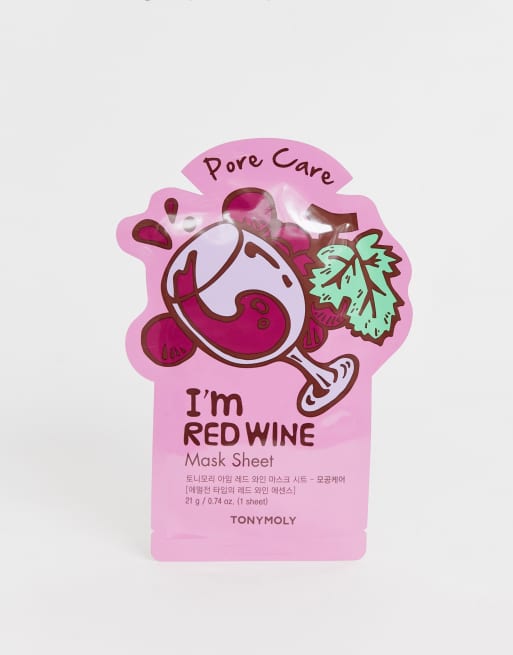 I'm red wine sheet mask fra Tonymoly