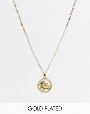 Image Gang 18k gold plated day dreaming necklace