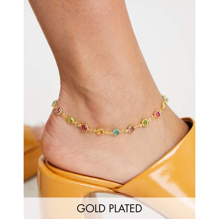 Anklet on sale gold 18k