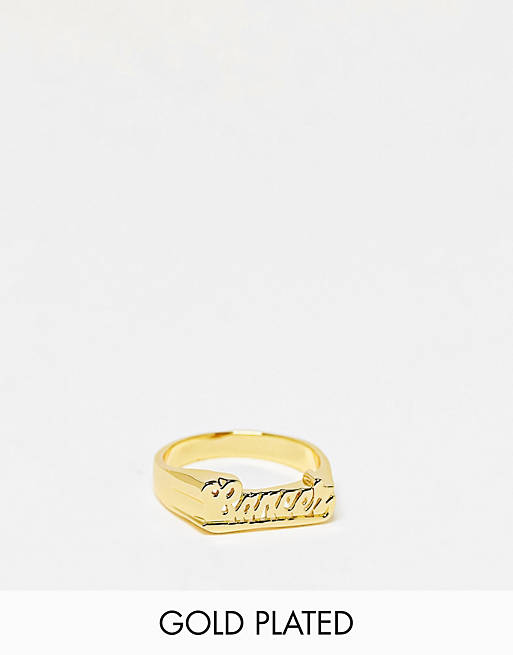 Image Gang gold plated Cancer ring
