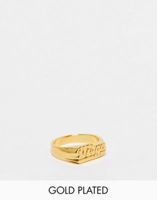 Image Gang gold plated Virgo ring