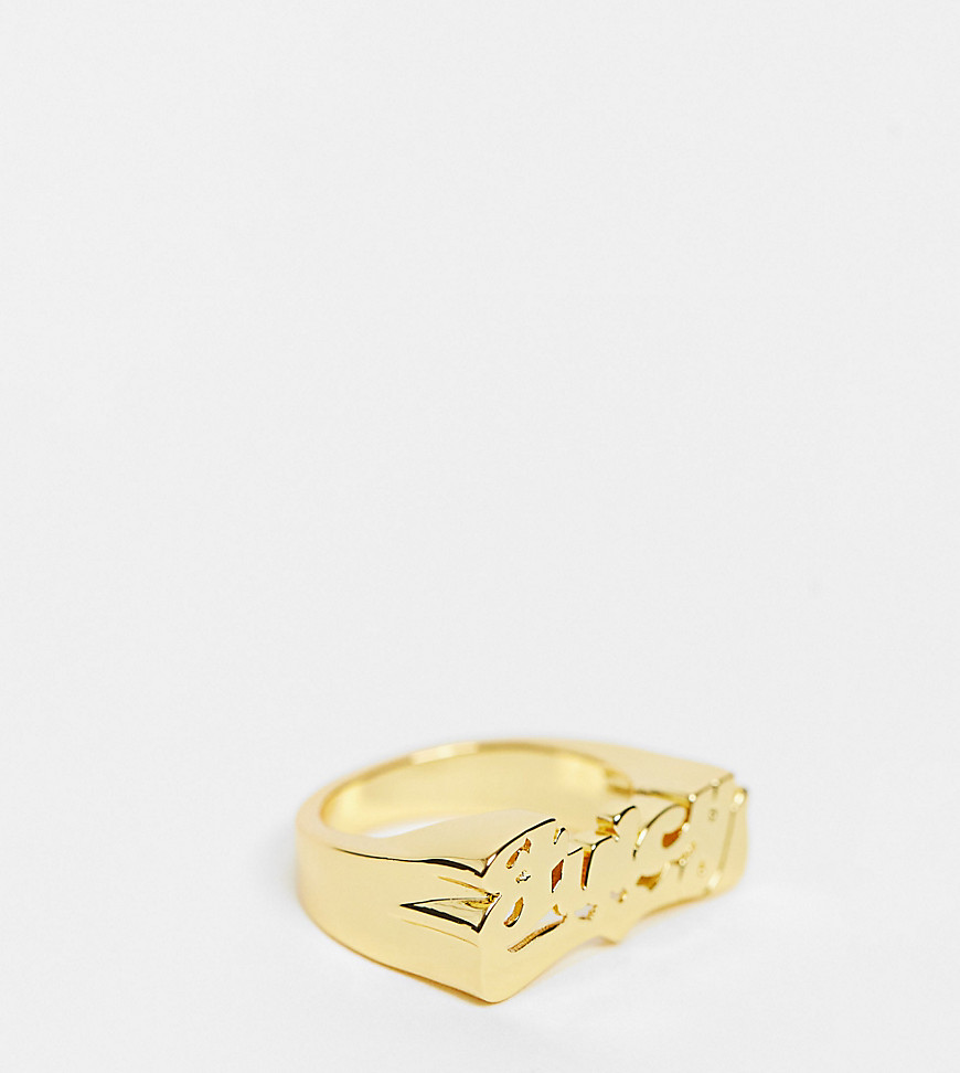 Image Gang ring with juicy in gold plate