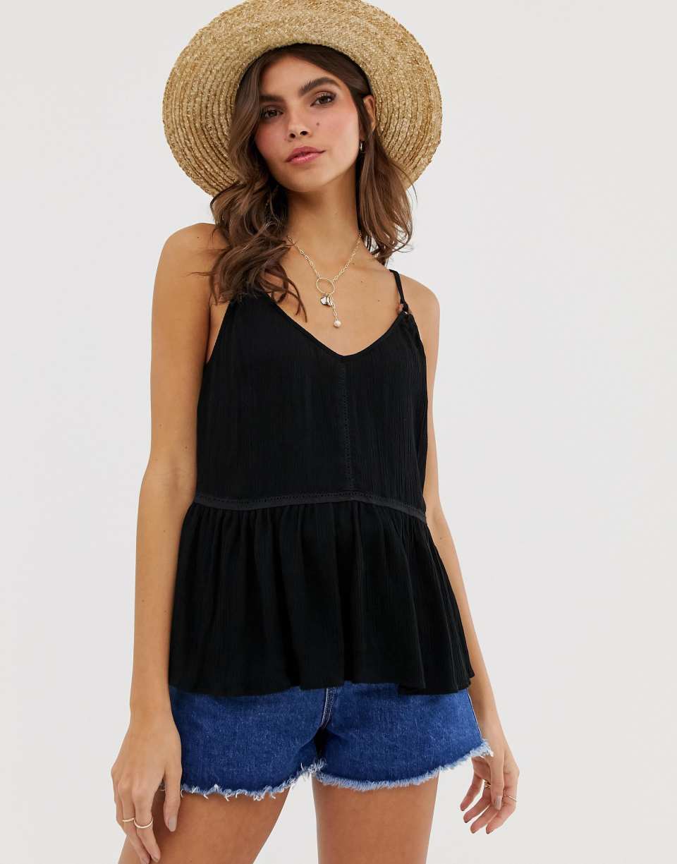 Crinkle cami top