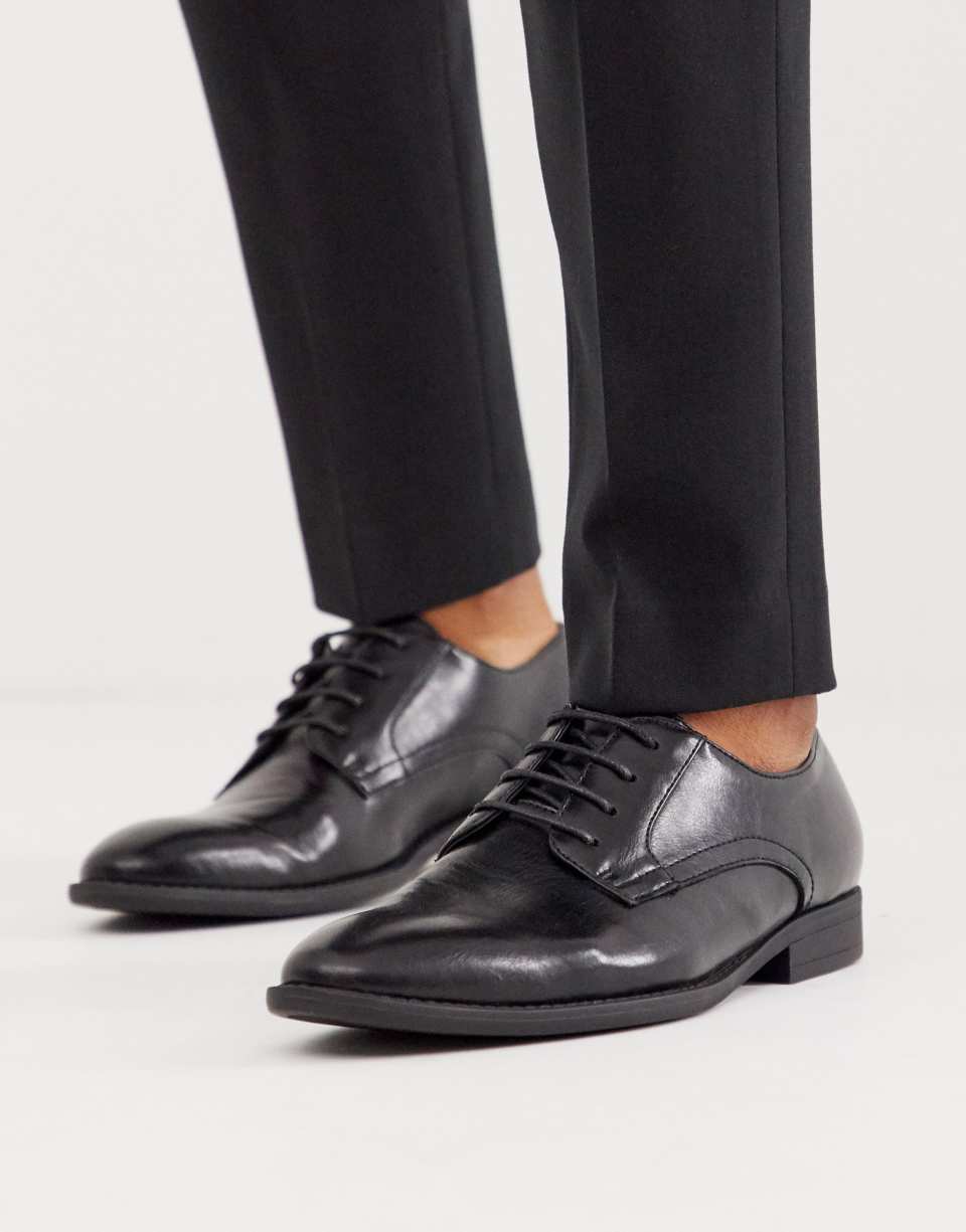 Derby faux leather