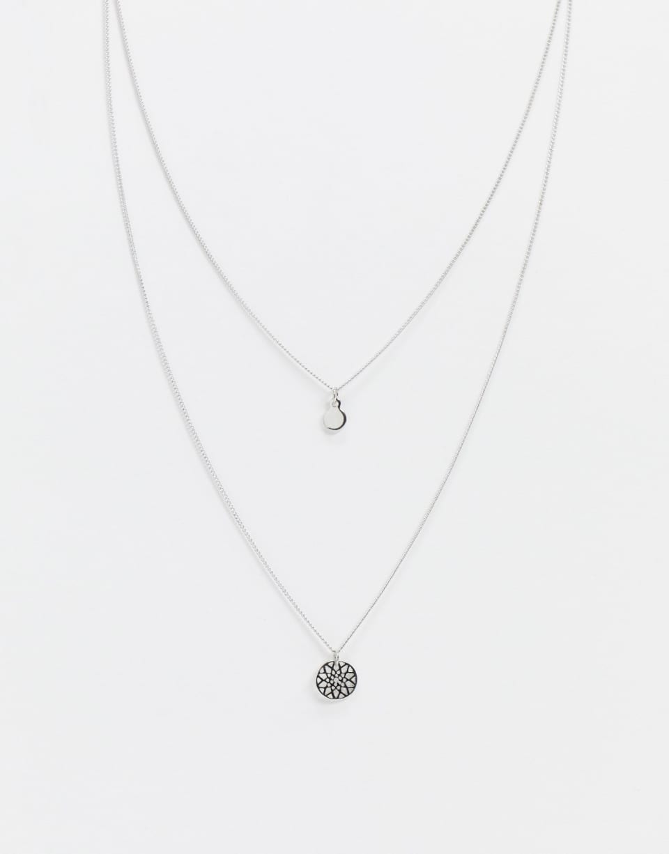 Chakra multi chain necklace