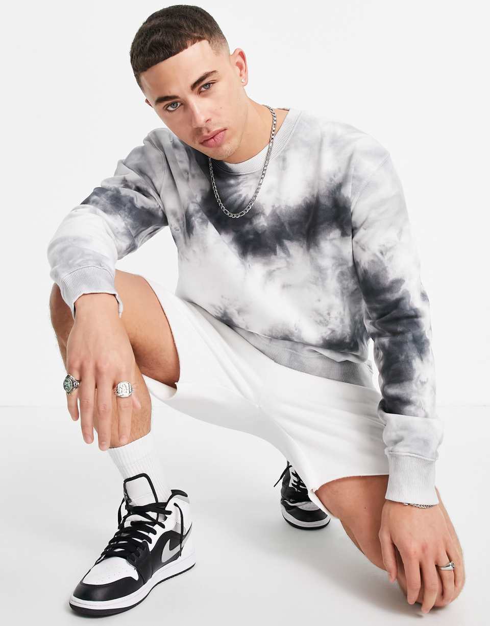 Tie dye sweat sweatshirt