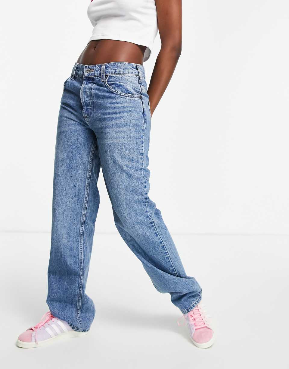 Low Rise Boyfriend Jeans