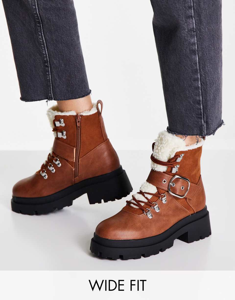 Shearling lined boots