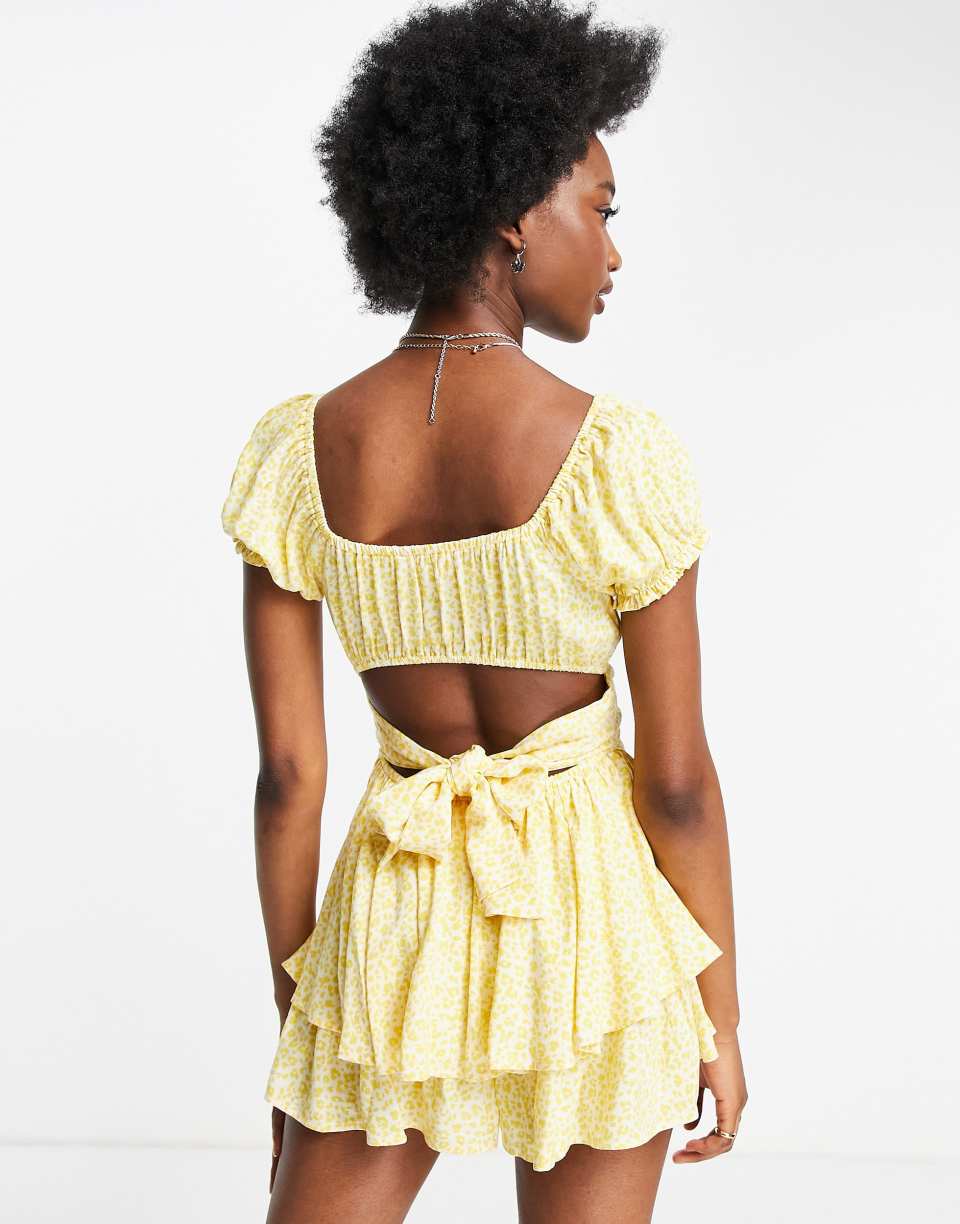 Fit & flare playsuit