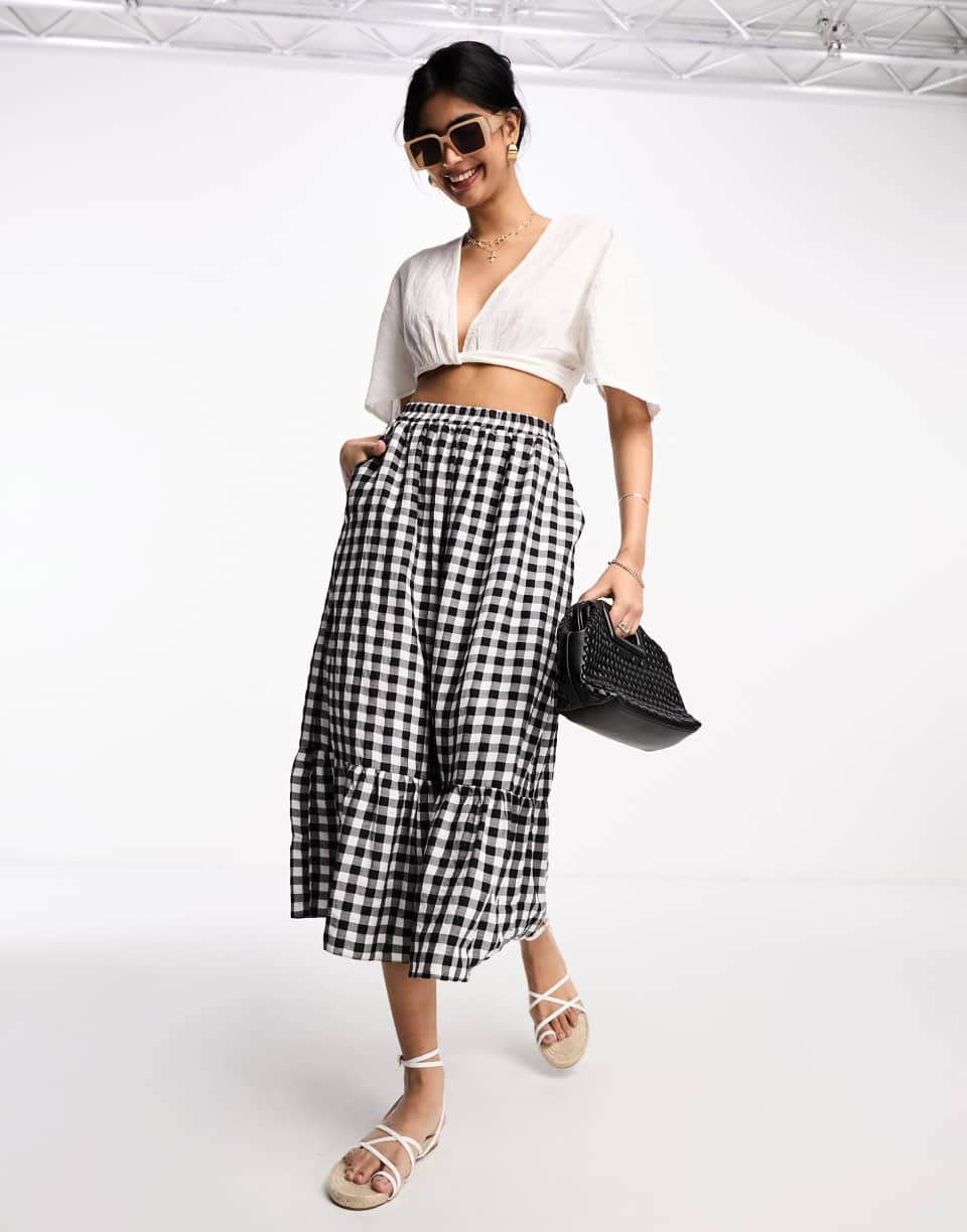 Black and white Poplin Shirt
