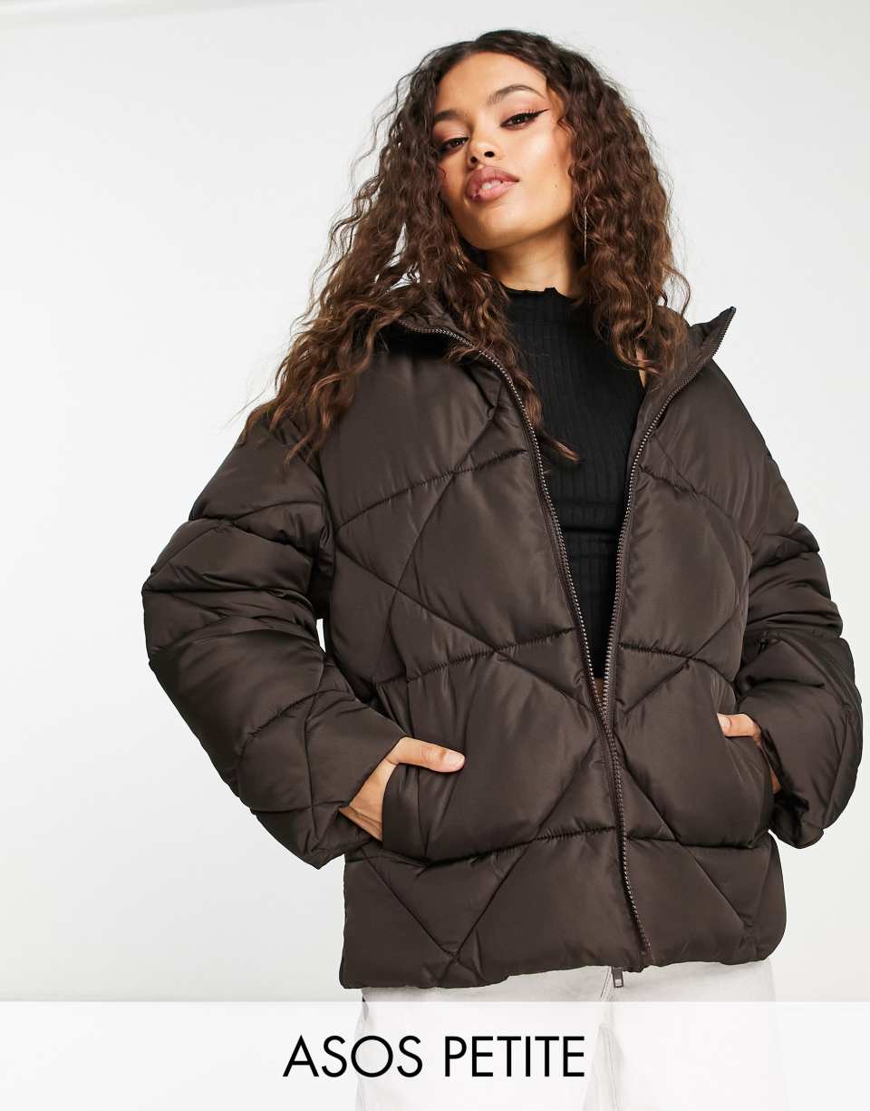 Petite Quilted Puffer Jacket