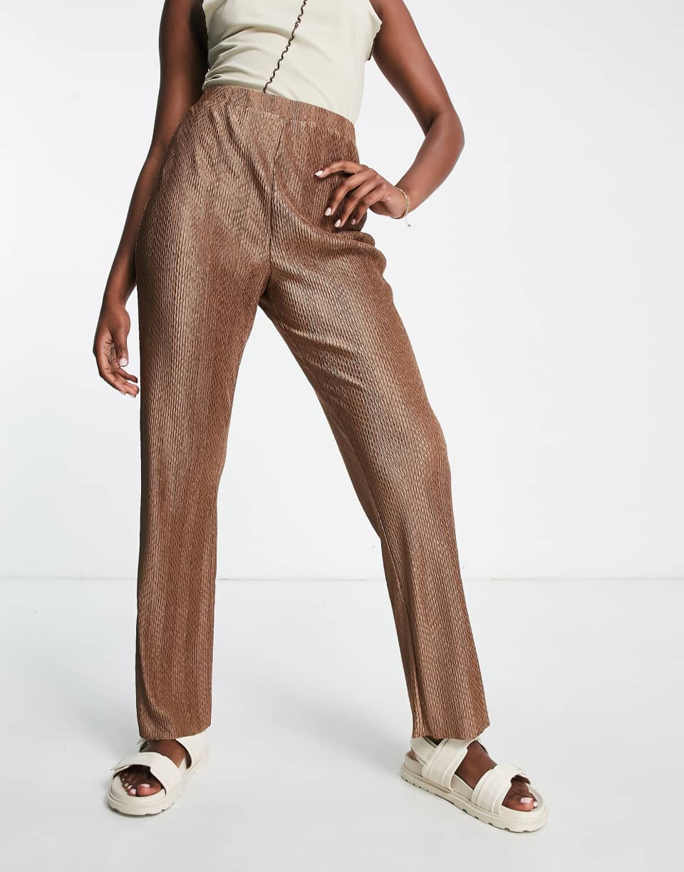 Plisse trousers