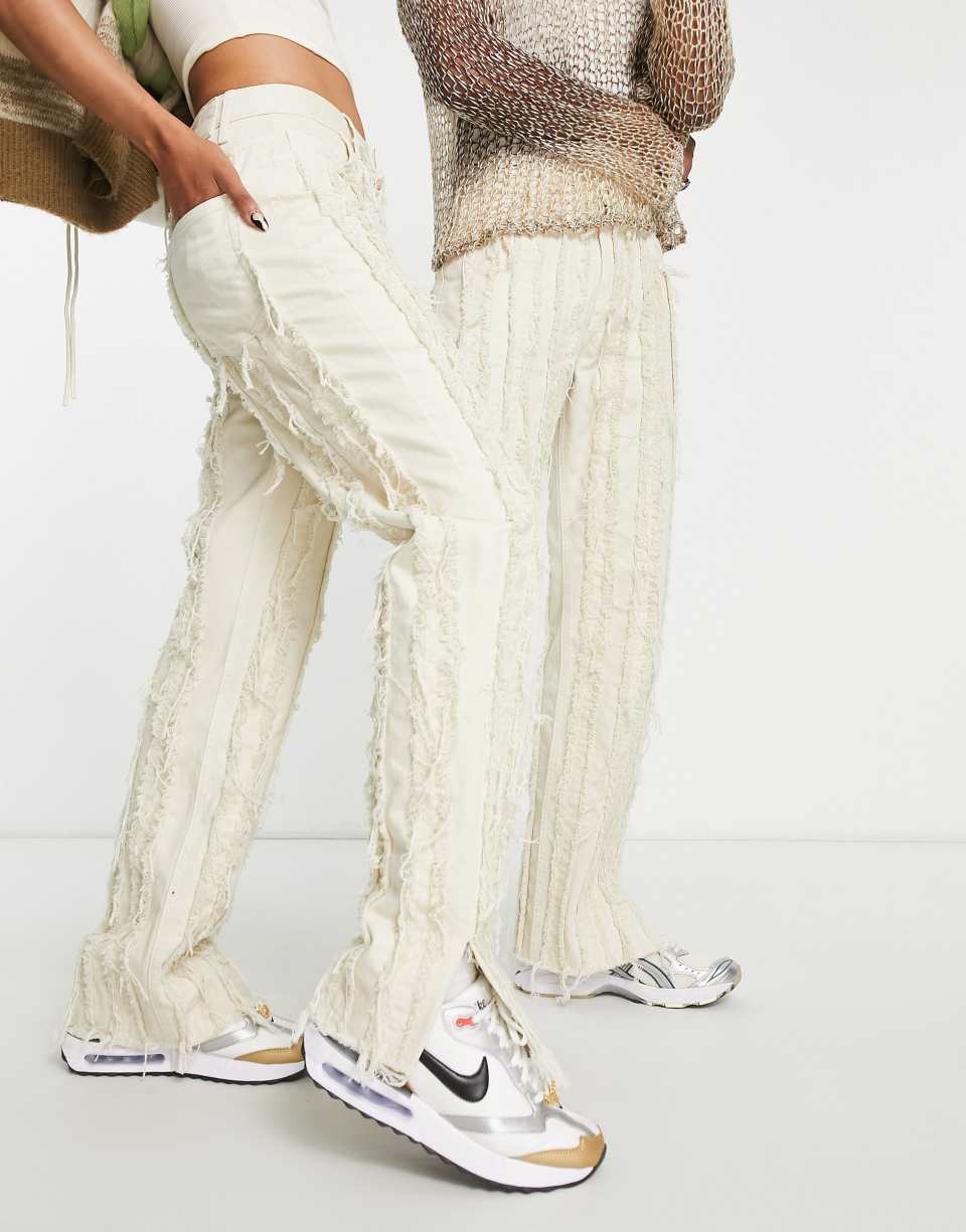 Unisex straight jeans