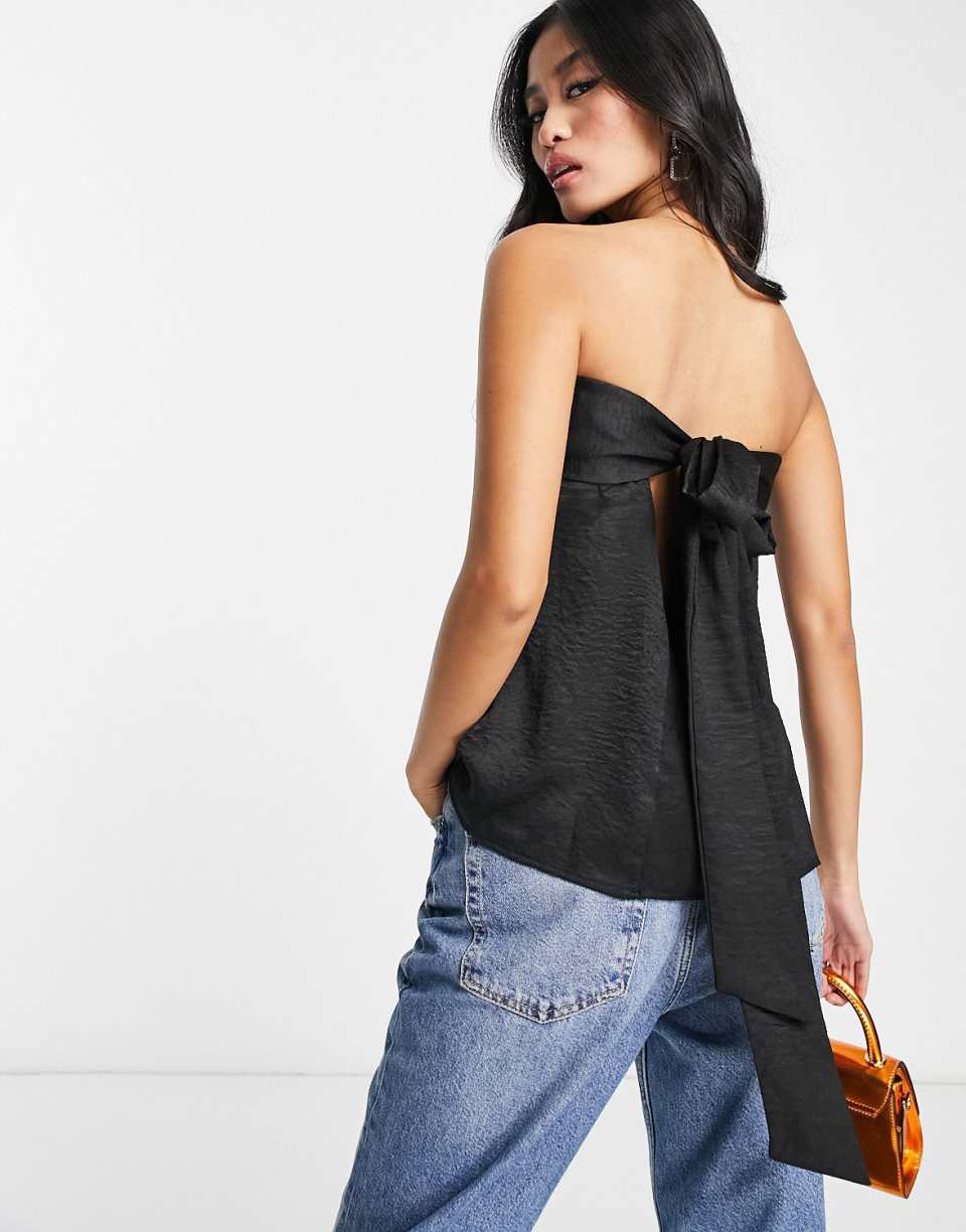 Strapless tunic top