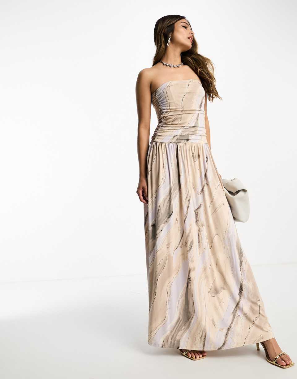 Bandeau maxi dress