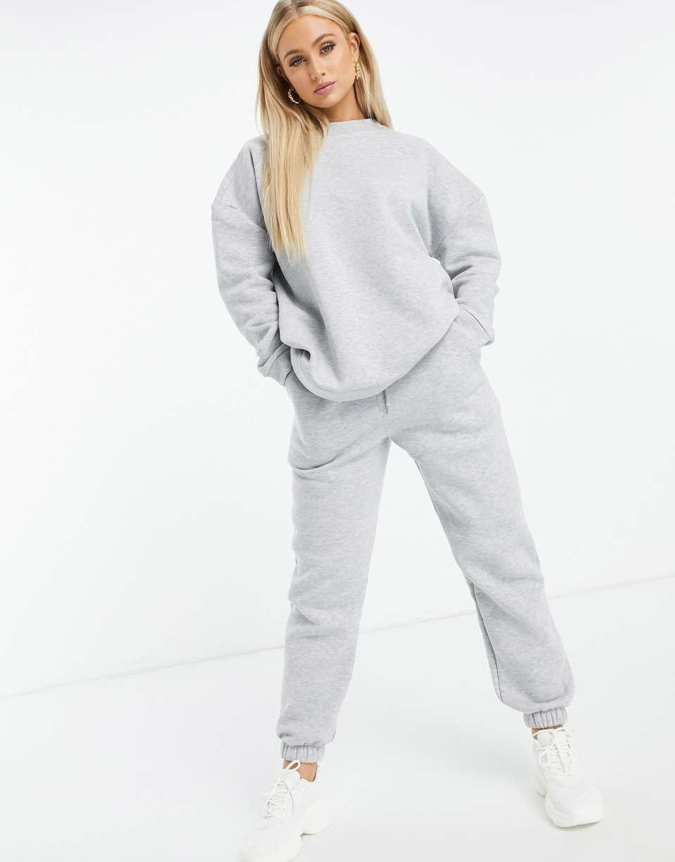 Grey oversized tracksuit