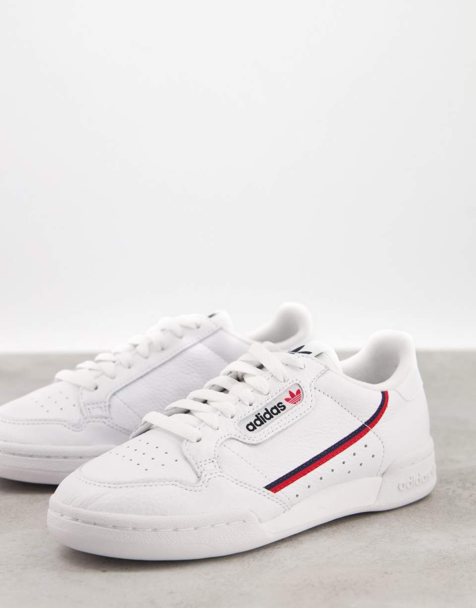 White adidas trainers