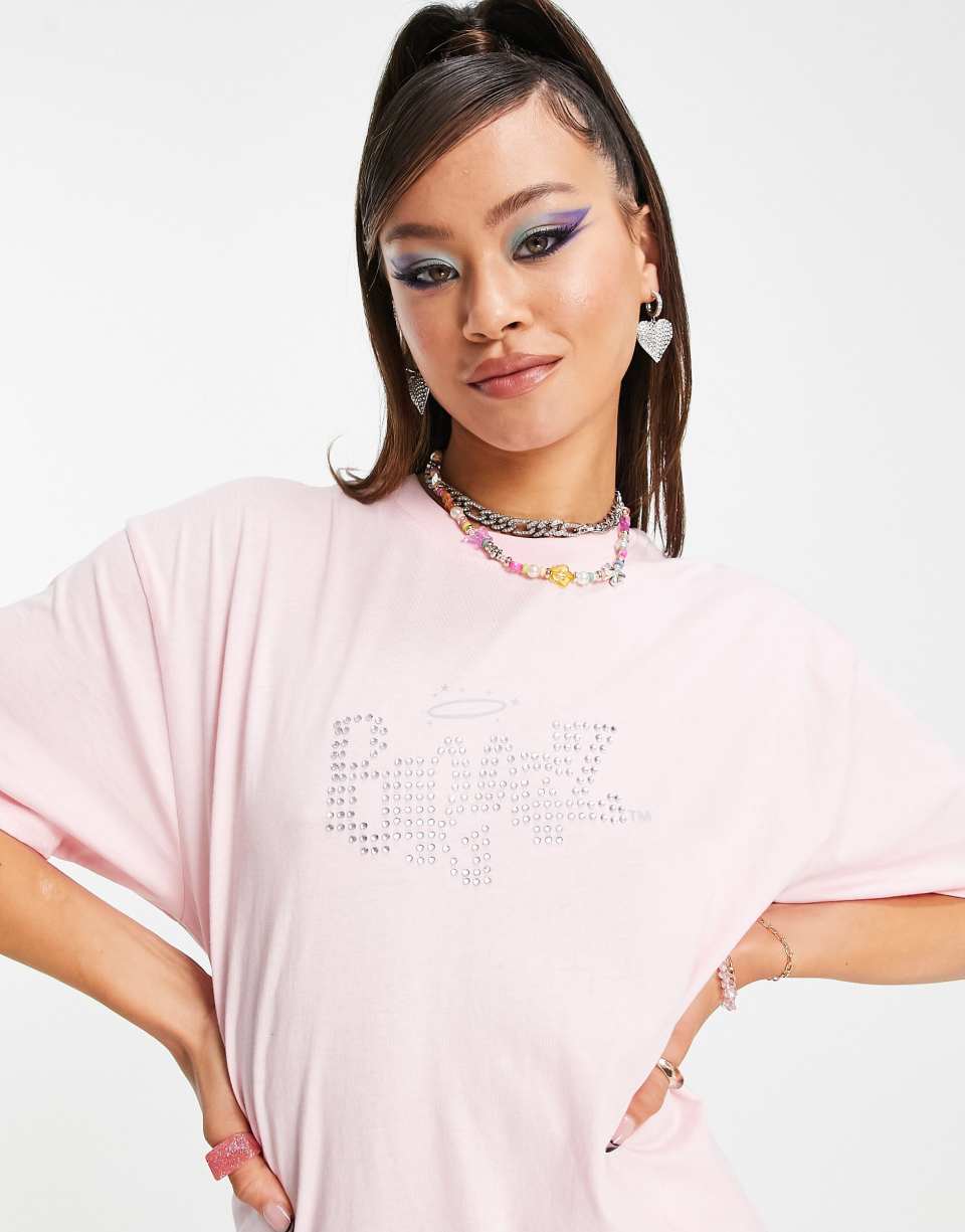 Light pink bratz logo t-shirt