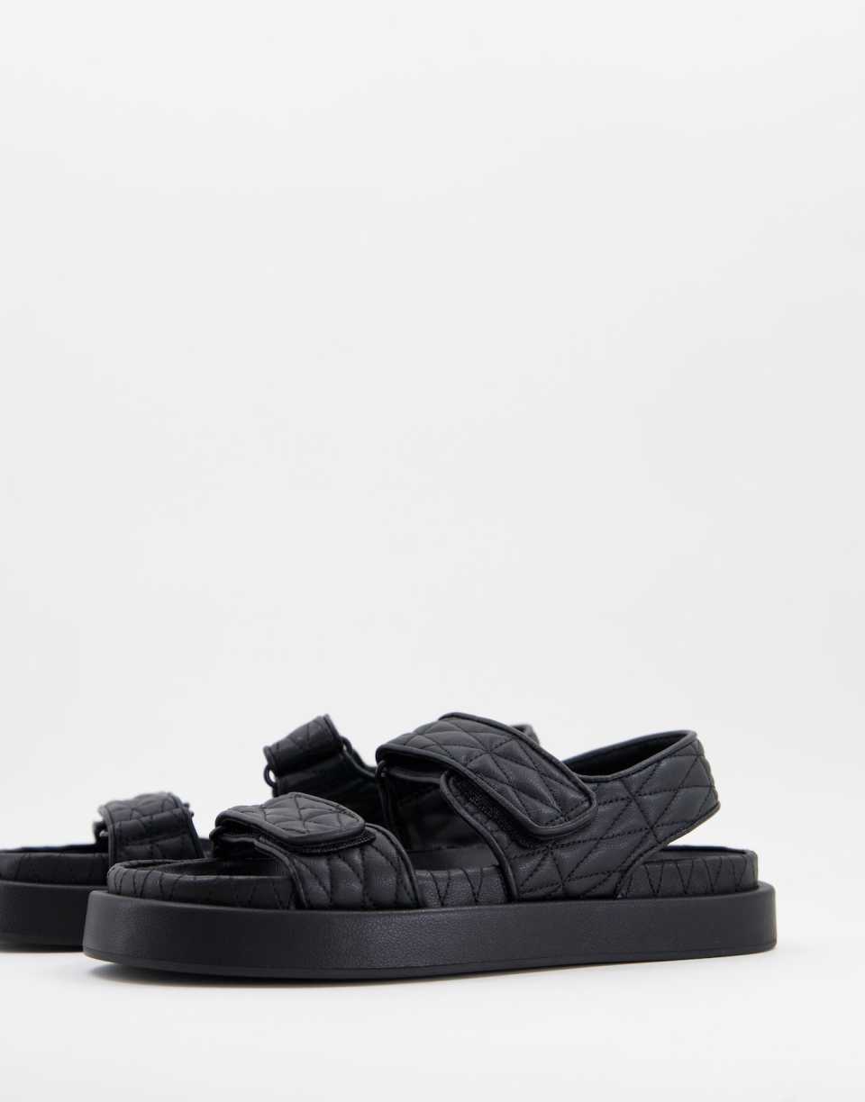 Padded grandad sandals