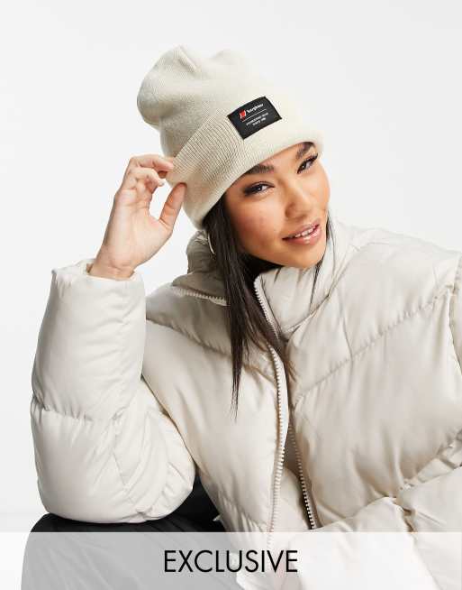In esclusiva per ASOS - Berghaus - Heritage - Berretto beige con toppa