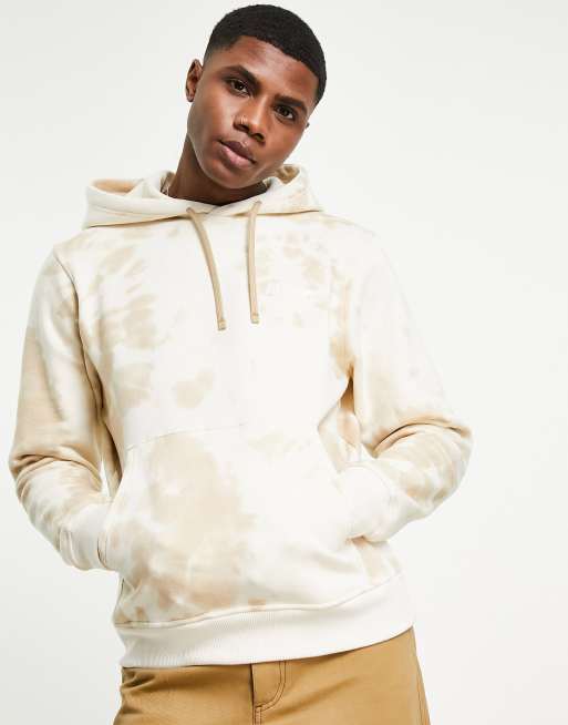 Beige tie dye hoodie 2025