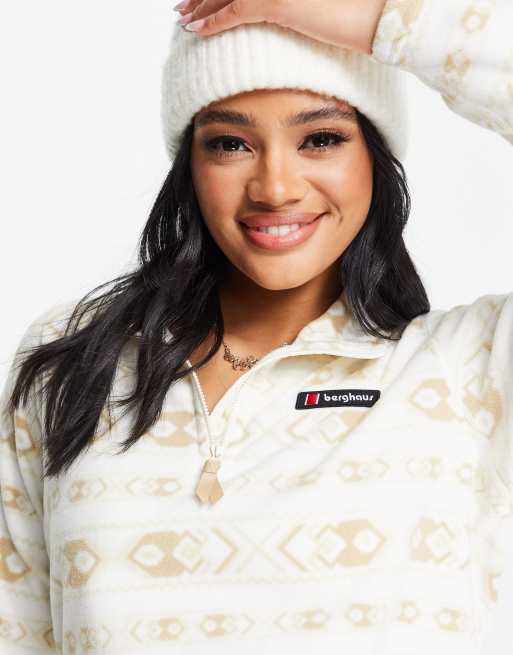 In esclusiva per ASOS - Berghaus - Prism - Pile corto con stampa azteca beige, 3 di 4