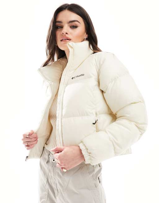 In esclusiva per ASOS - Columbia - Puffect - Giacca corta color crema 