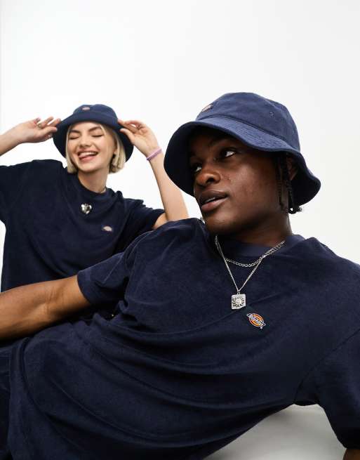 In esclusiva per ASOS - Dickies - Oak Grove - Cappello da pescatore in spugna blu navy resort pack, 3 di 4
