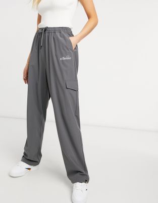 pantaloni ellesse bianchi