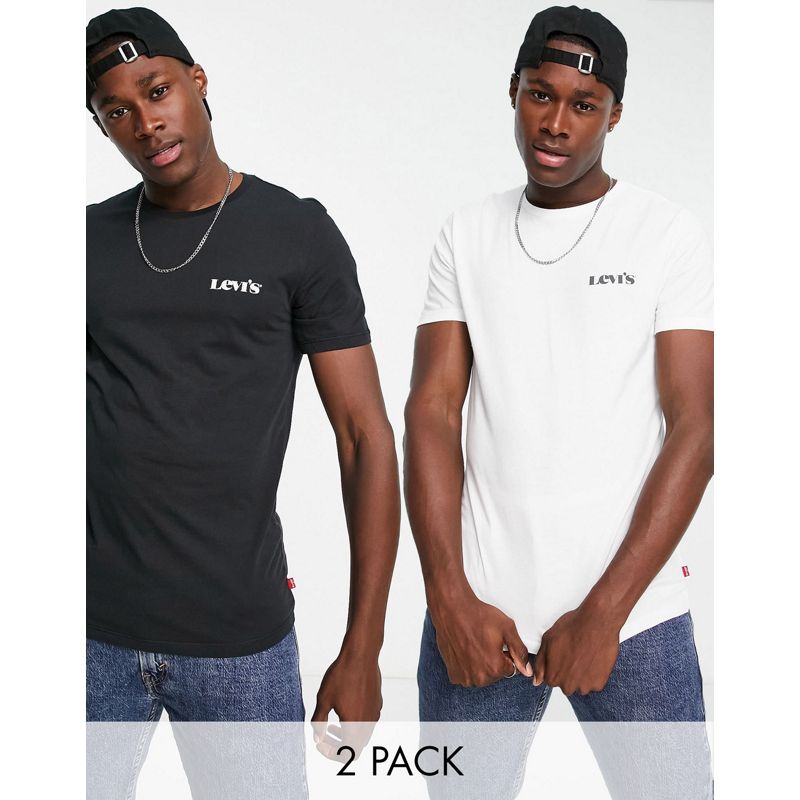  Uomo In esclusiva per - Levi's - Confezione da due T-shirt con logo Modern Vintage nero/bianco