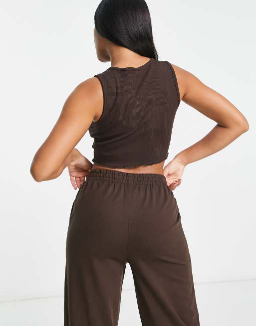 Top puma marroni discount