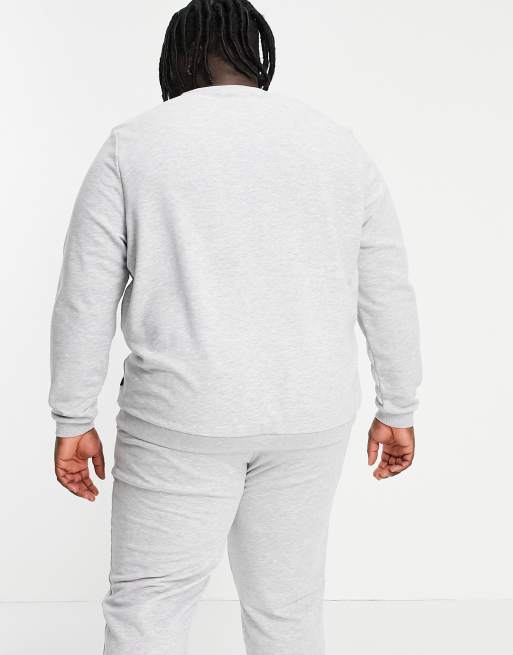 In esclusiva per ASOS - PUMA Plus - Felpa con logo con Puma ripetuto colore grigio, 2 di 4