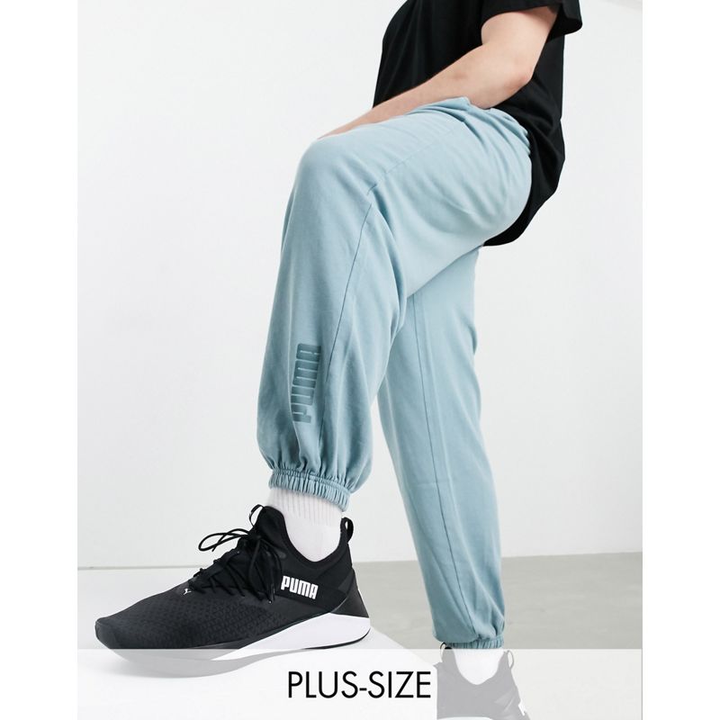 Activewear Vfd94 In esclusiva per - Puma Plus - Joggers oversize blu slavato