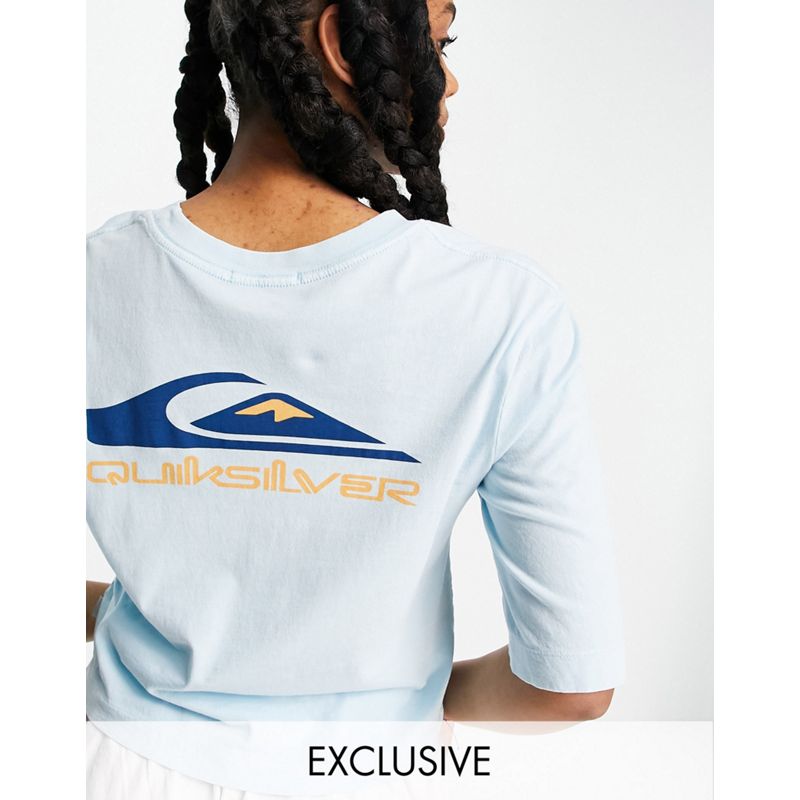 T-shirt e Canotte bVq62 In esclusiva per - Quiksilver - T-shirt a mezze maniche blu con logo