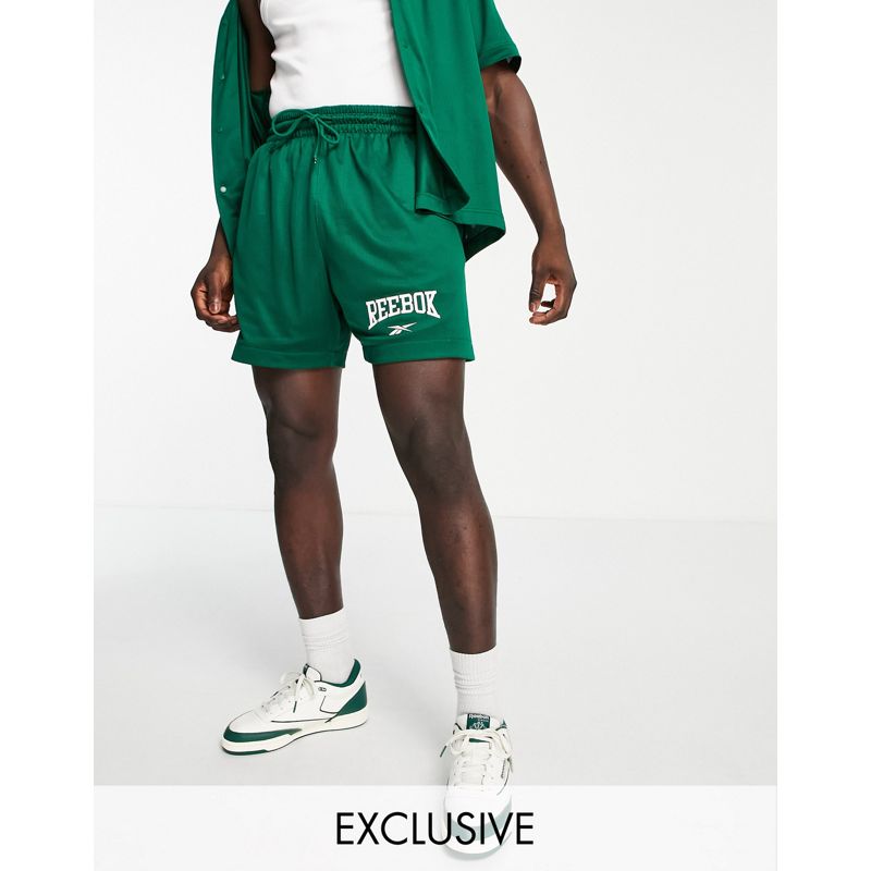 Coordinati Uomo In esclusiva per - Reebok - Pantaloncini da basket verdi