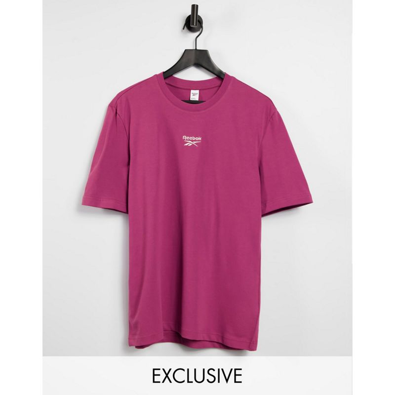 Activewear dKpkV In esclusiva per - Reebok - T-shirt boyfriend viola con logo