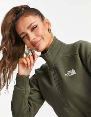 north face khaki fleece