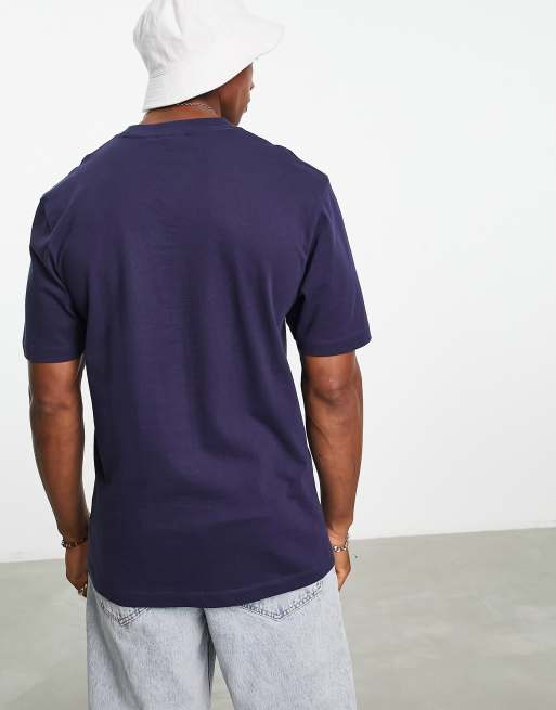 In esclusiva su ASOS - Parlez - Altair - T-shirt blu navy con logo grande, 4 di 4