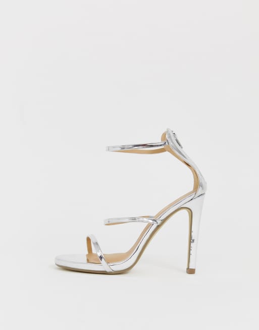 3 strap shop barely there heels