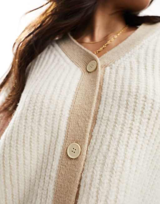 In The Style - Cardigan multicolore color block, 3 di 4