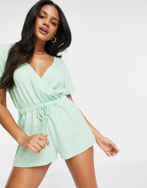 Asos best sale green playsuit