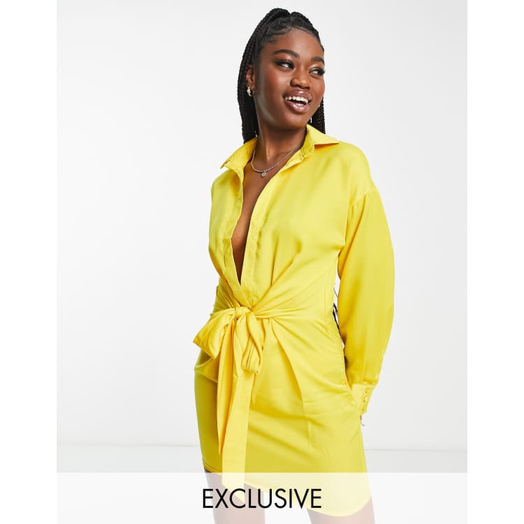 Yellow tee shirt store dress