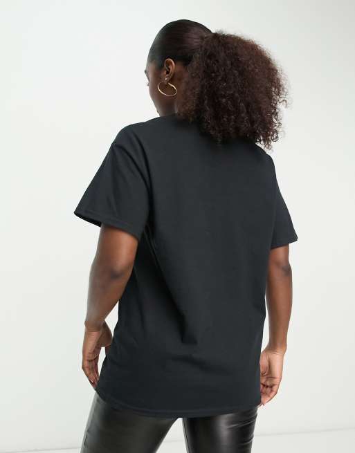 In The Style exclusive motif t-shirt in black, 2 of 4