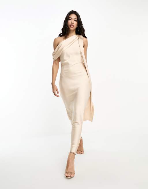 Asos champagne dress hotsell