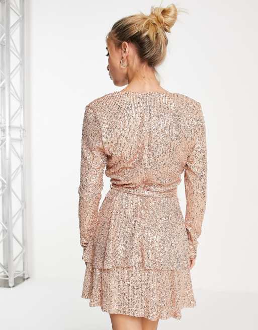 In the style rose gold outlet dress