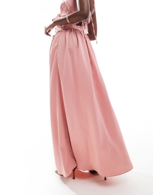 Roze maxi rok sale