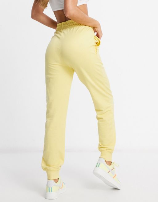 In The Style joggers in lemon