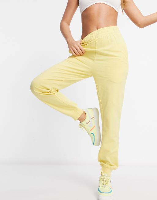 In The Style joggers in lemon