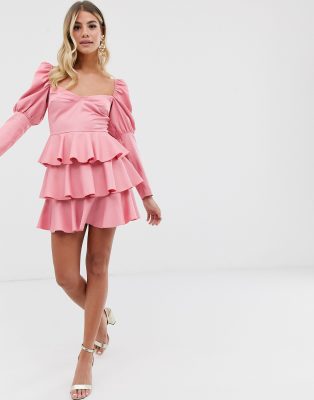 in the style pink dress