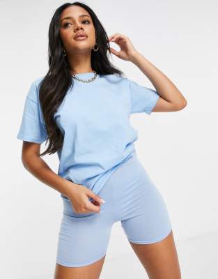 Missguided Chocolate Oversized T Shirt And Leggings Co Ord Set - ShopStyle